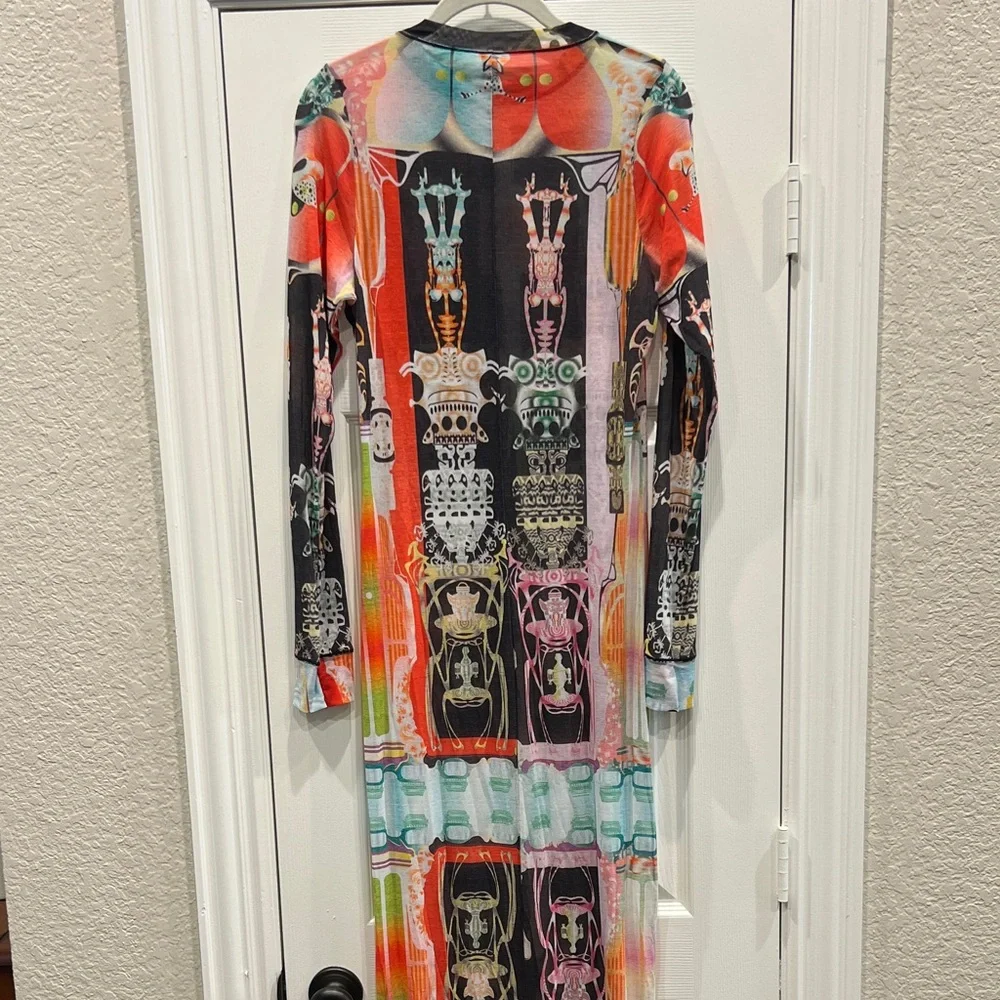 SKIMS long dress with tattoo print - Picture 6 of 7